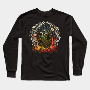 Deer artwork Long Sleeve T-Shirt